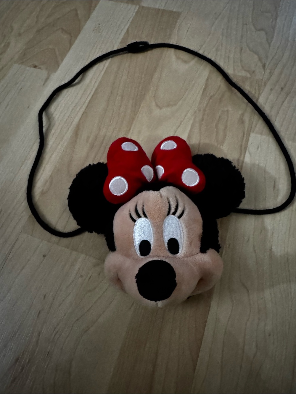 Minnie Mouse Plush Crossbody change purse bag